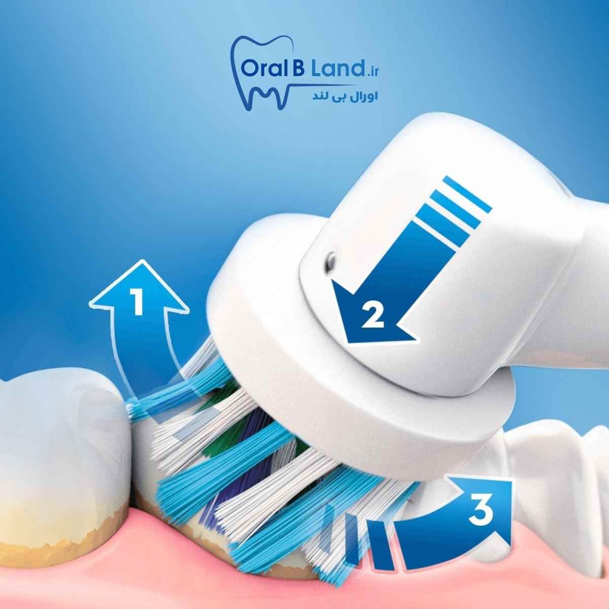 مسواک برقی شارژی اورال بی مدل Vitality 100 | ساخت آلمان